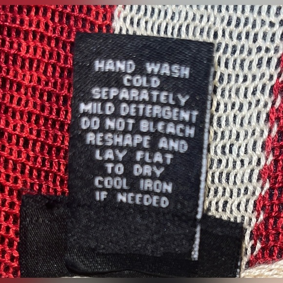 Rue 21 American Flag Knit Sleeveless Kimono Long Vest Women’s XS - Picture 5 of 5